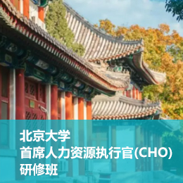 北京大学首席人力资源执行官（CHO ）研修班