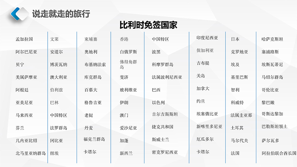 比利时免签国家,比利时移民,比利时护照